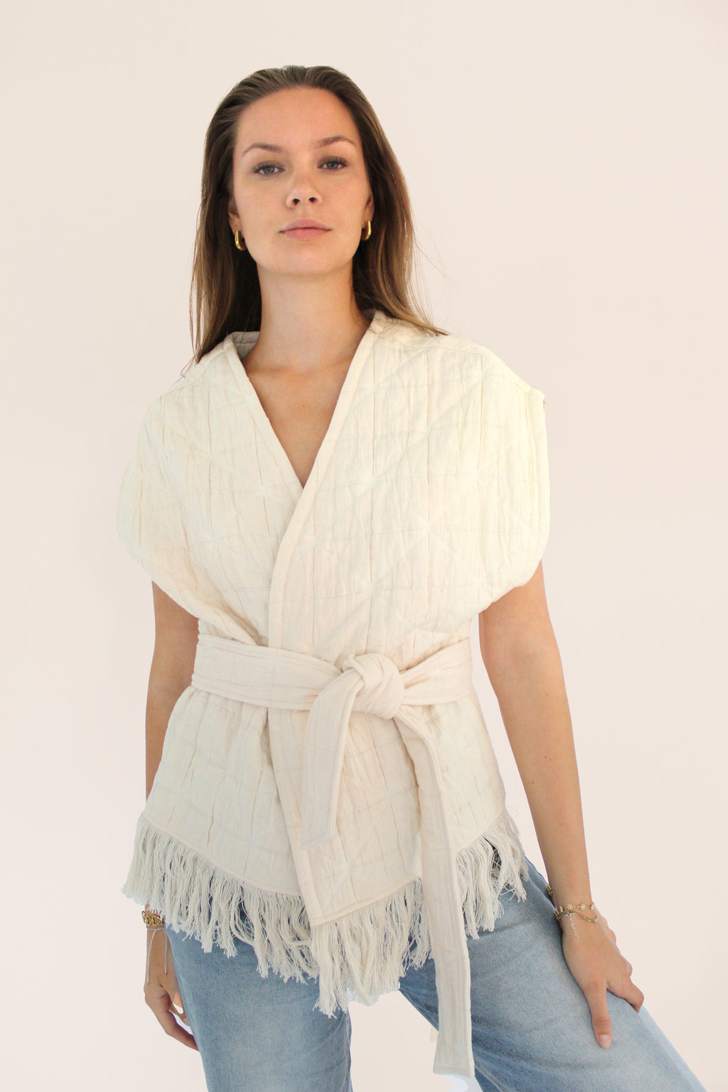 Azusa gilet sand