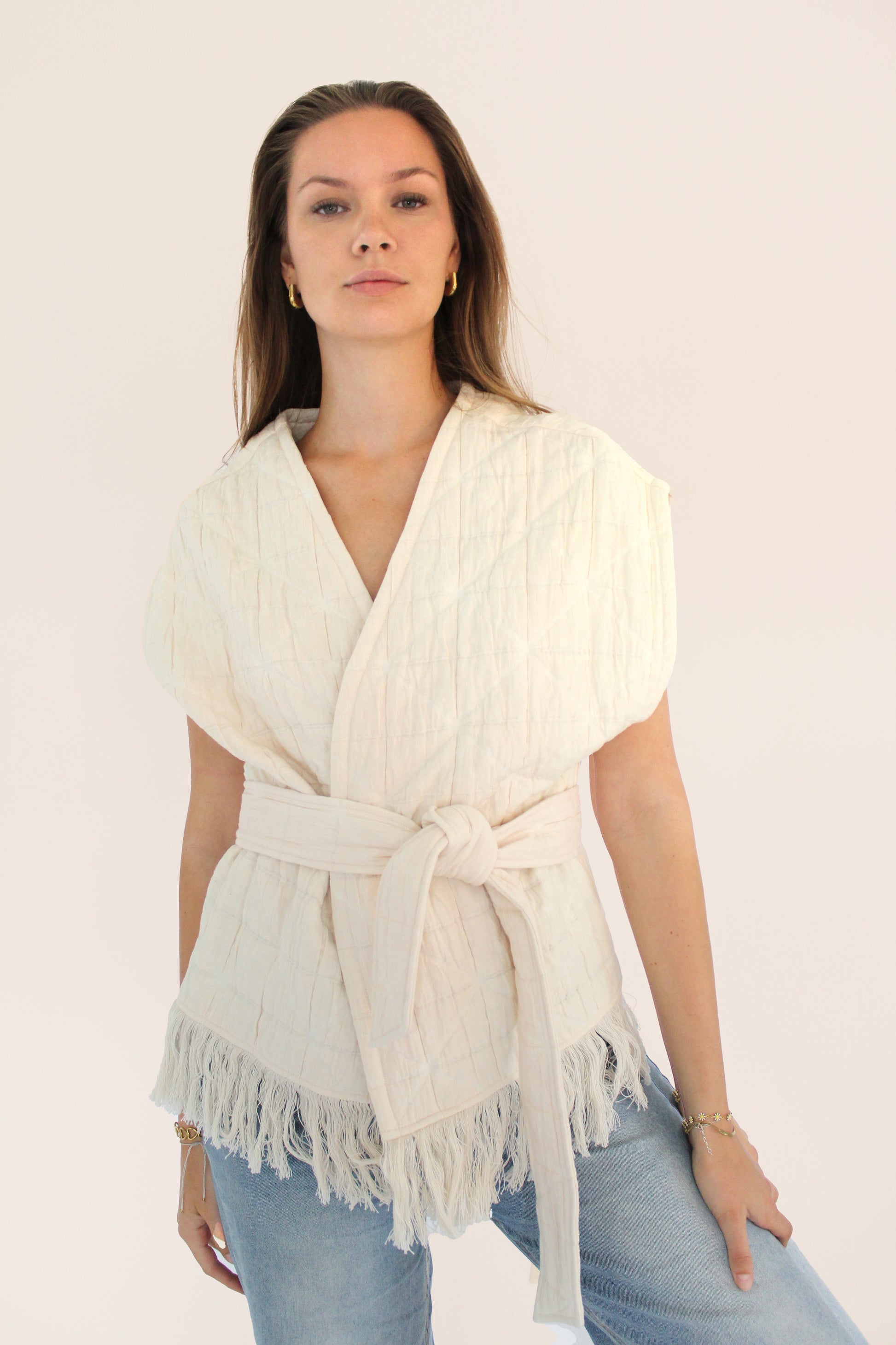 Azusa gilet sand