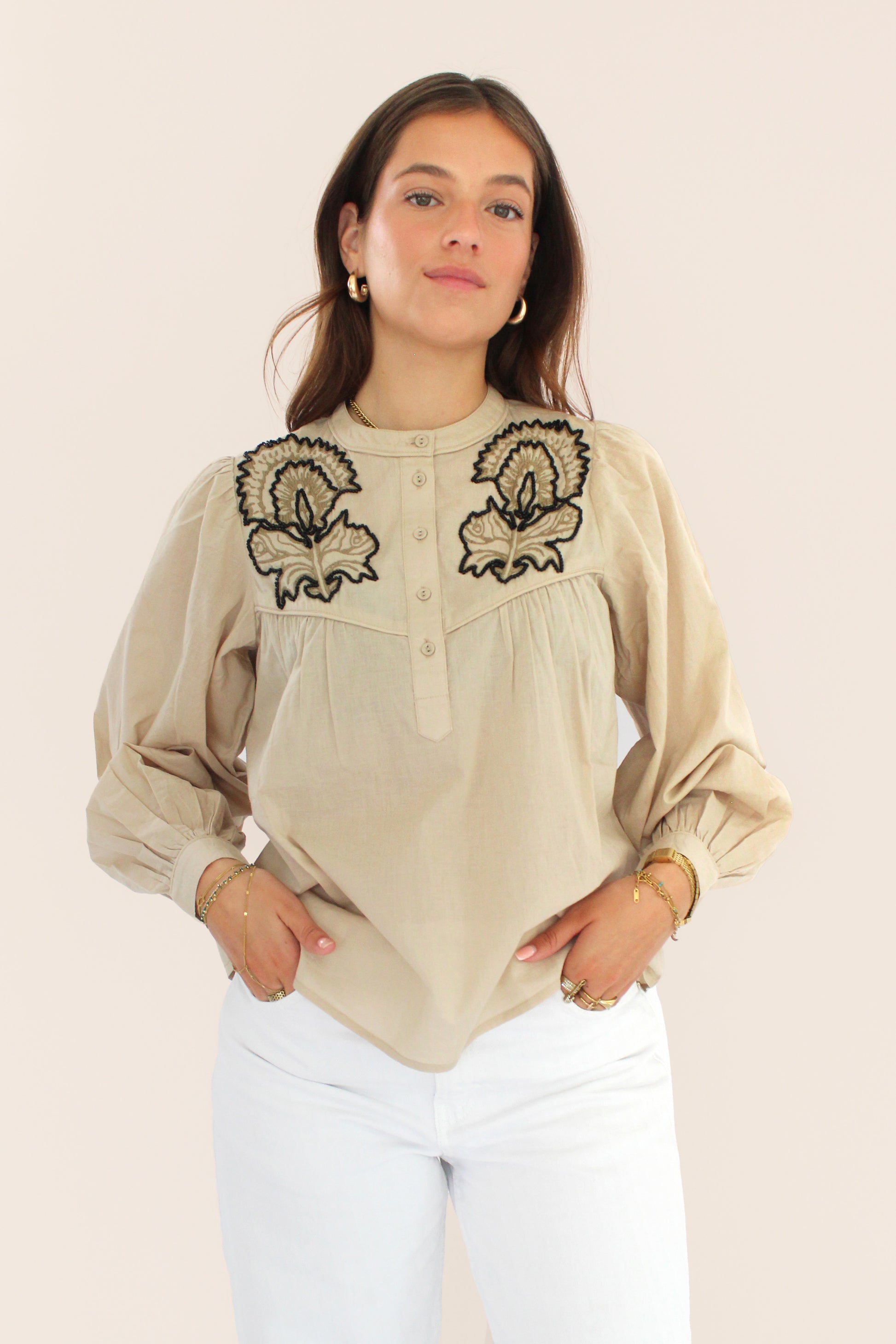 Feather blouse