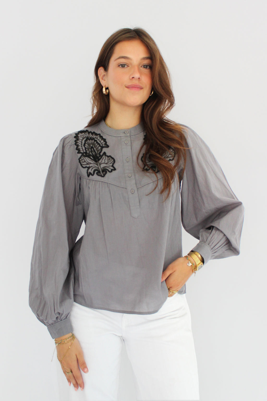 Feather blouse