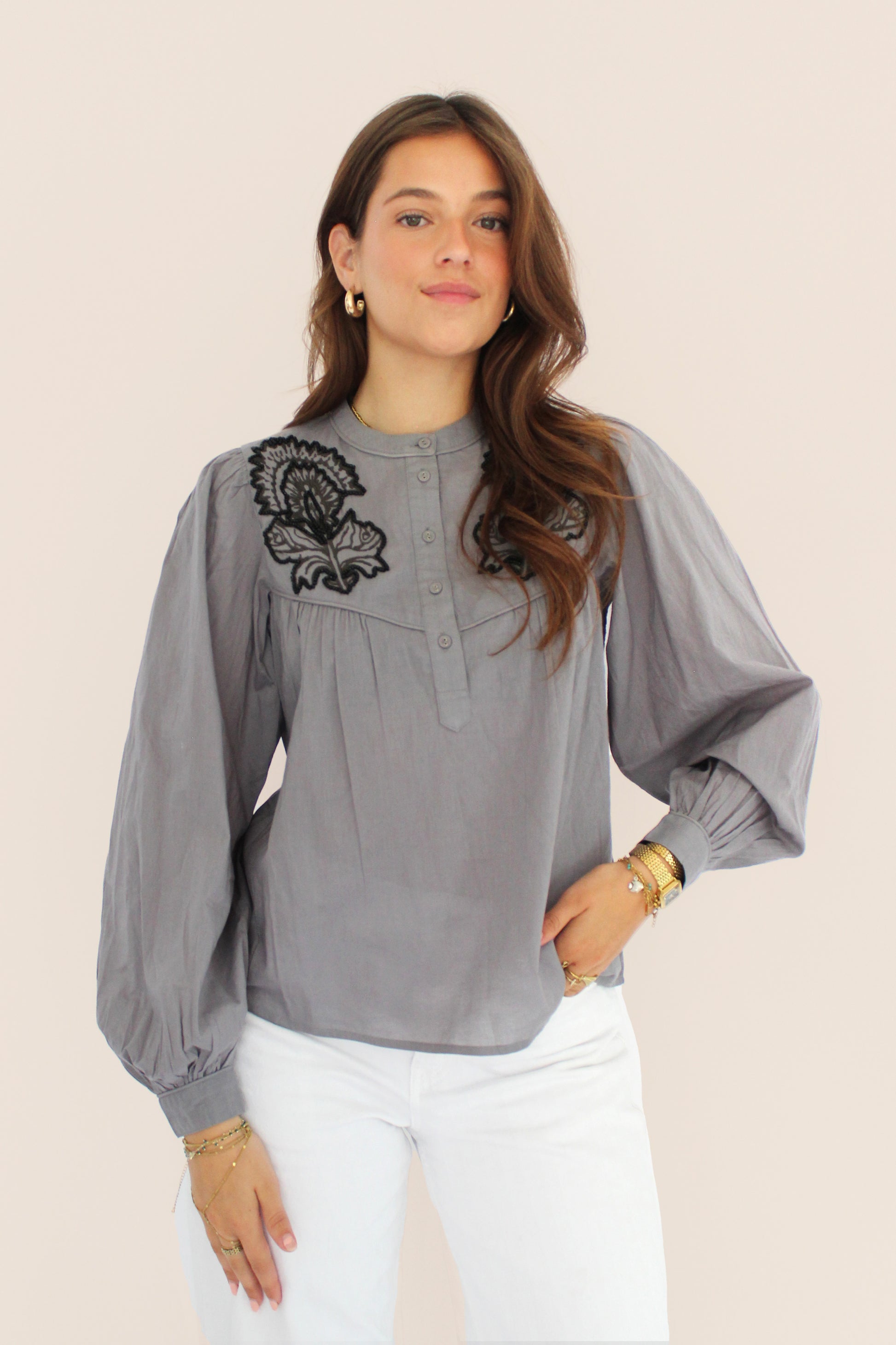 Feather blouse